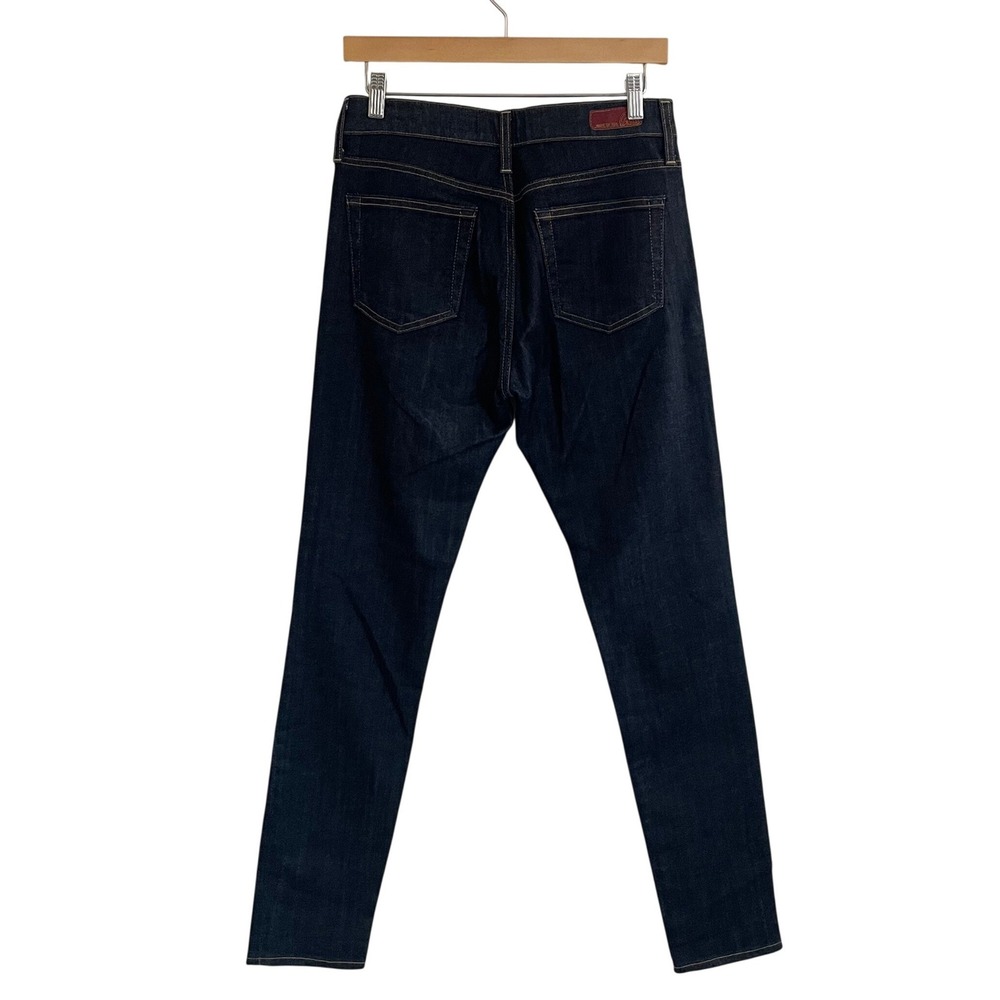 AG Adriano Goldschmied The Farrah Skinny High Rise Jeans Dark Indigo Blue 29‎ - Picture 3 of 11